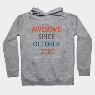 Awesome Since October Hoodie